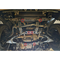 Aluminium sump guard for Toyota Land Cruiser 150 (2009–2023)