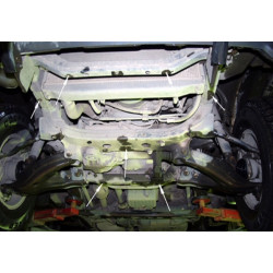 Steel sump guard for Toyota Land Cruiser J100 (1998–2008)