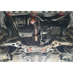 Steel sump guard for Ford C - Max (2004–2010)