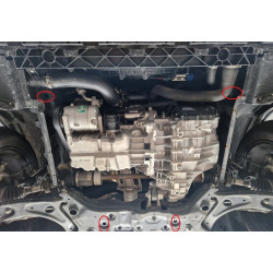 Aluminium sump guard for BAIC Beijing X75 (2023–2026)