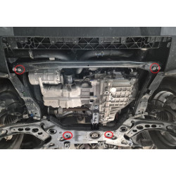 Steel sump guard for Baic Beijing BJ30 (2024–2026)