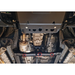 Steel gearbox guard for Evo Cross 4 (2018–2026)