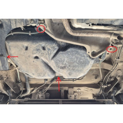 Steel fuel tank guard for Dacia Jogger (2021–2026)