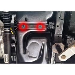 Aluminium fuel tank guard for Toyota Hilux Revo (2016–2021)